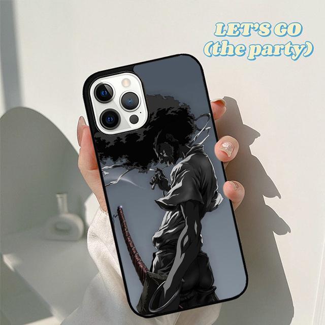 Осенний японский чехол-бампер для телефона Самурай Ниндзя для iPhone 16 15 12 mini 11 13 14 Pro Max SE 2020 Apple 6S 7 8 Plus Coque