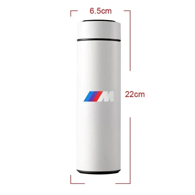 2025 Hot 500ml Stainless Steel Car Emblem Intelligent Temperature Cup Coffee Cup For BMW X1 X2 X3 X5 X4 X6 X7 M3 M4 M5 F20 F40 F
