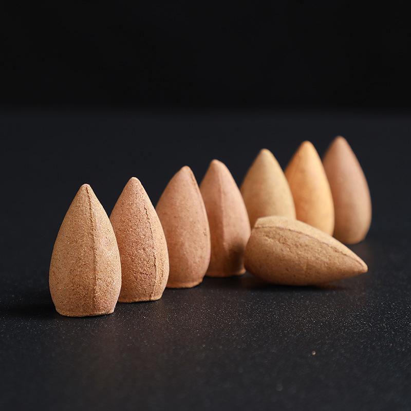 30/60/100 шт. смешанные конусы для благовоний, используемые для уда, обратная пуля, курильница с обратным потоком, конус, запах, смесь благовоний, ароматерапия