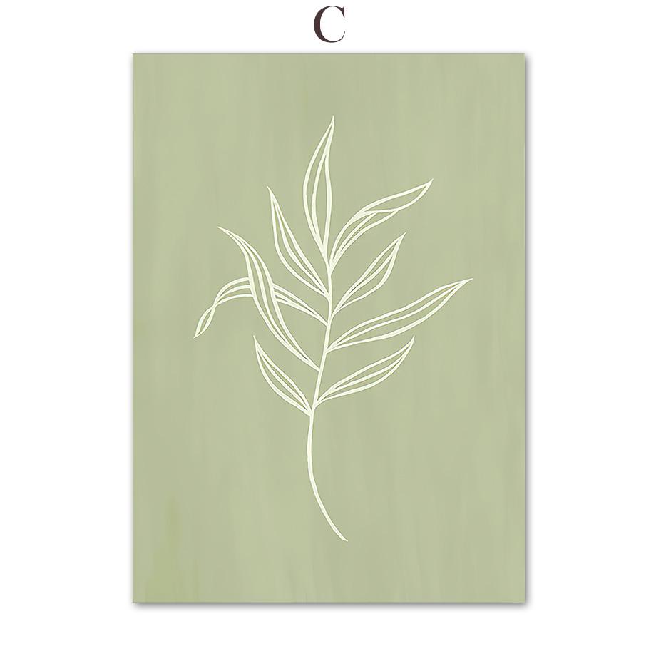 Green Mountain Dandelion Bike Grass Leaf Wall Art Canvas Painting Nordic Posters And Prints Wall Pictures For Living Room Decor