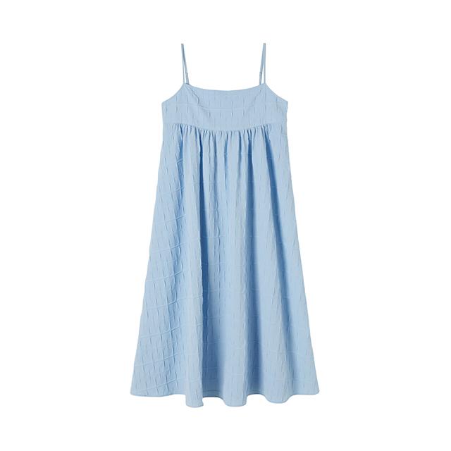 Rap Balloon Strappy Long Dress Aq2Wo660