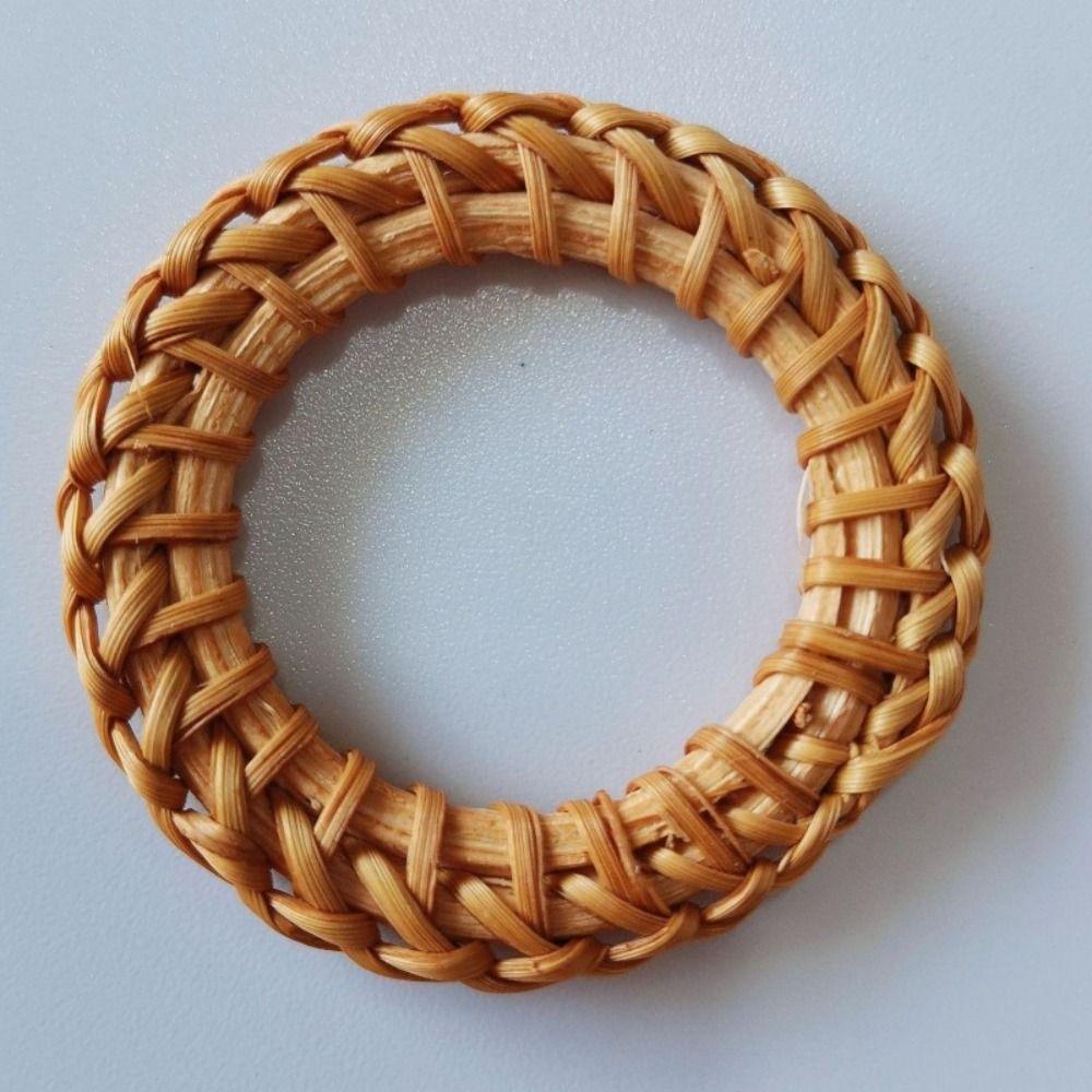Boho Style Rattan Napkin Holders Woven Texture Dinner Serviette Holder Home Decor