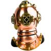 Brass Copper Diving Helmet Replica Nautical Steampunk Decor