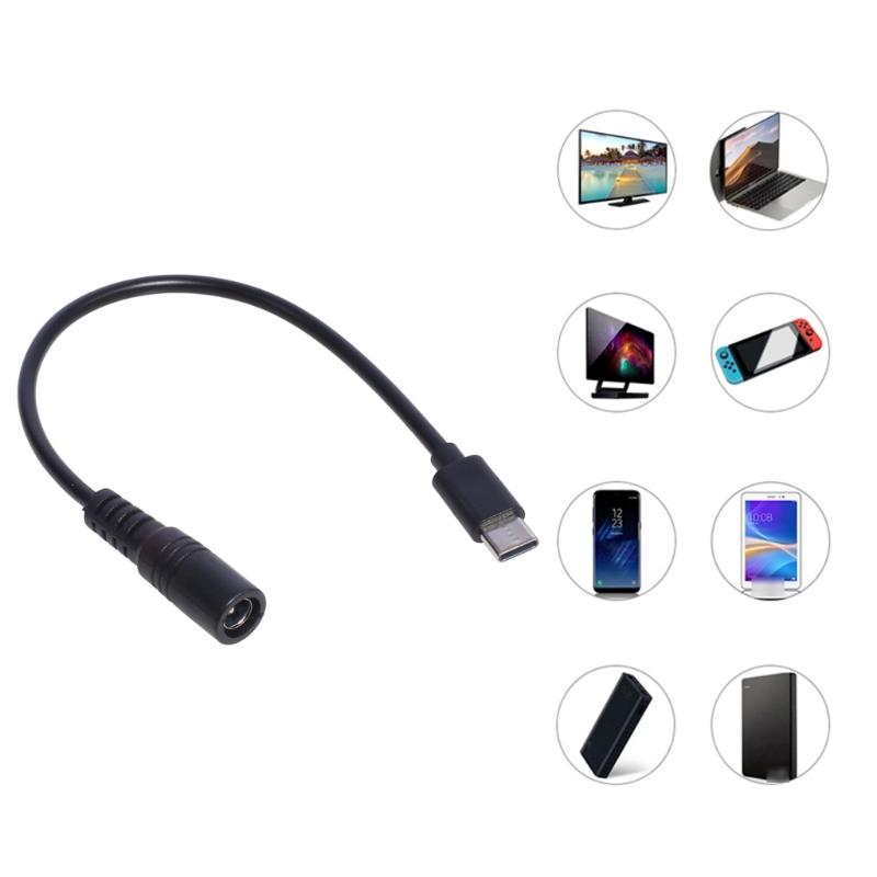 Универсальный кабель питания USB Type-C 5.5x2.1 мм для роутера, светодиодной ленты, вентилятора и устройств 5V(5.5x2.1mm)