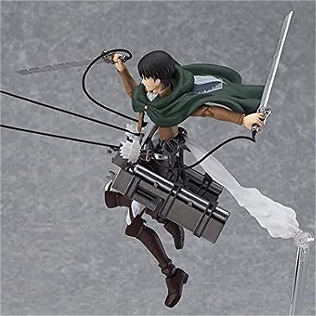 Attack On Titan Action Figure, Attack On Titan Figure, Attack On Titan Figure, High-definition Precision Modeling, Weapon Equipment, 5.9 Inches T