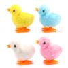 Kids Wind Up Toys Cute Plush Chick Cartoon Jumping Chicken Clockwork Toy Learning Educational Toys for Children Baby Funny Gifts