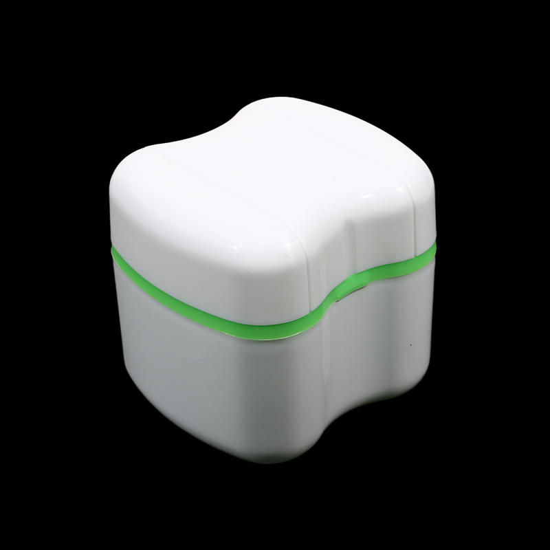 Bathroom Denture Cup Mouthguard Cleaning Container Denture Boxes Bath Dentures Container Denture Box for Travel Retainer