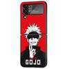 Anime Jujutsu Kaisen Case For Samsung Galaxy Z Flip 4 Zflip3 Z Flip 3 5g Zflip Zflip4 Zflip Flip3 Black Cover Bumper