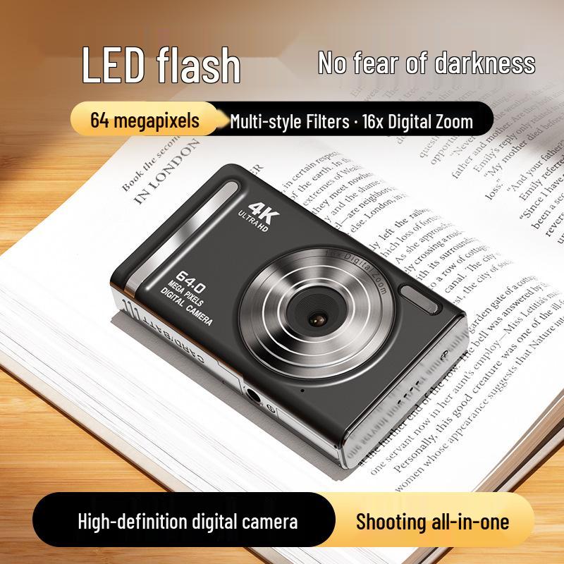New Entry-Level Dual HD Camera for Students – Portable Digital Camera for Photos & Videos