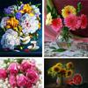 5D DIY Diamond Painting Pretty Potted Flowers Diamond Embroidery Cross Stitch Kit Full Rhinestone Mosaic Home Decor