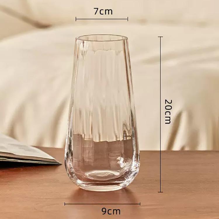 Ваза Стеклянная ваза Украшение дома Украшения Цветочная композиция Ваза для цветов