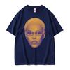 Retro Rapper Doja Cat Face Graphic Tee Shirt Men Women 90s Fashion Classic T Shirts Male Casual High Quality Cotton T-shirt Tops