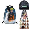 Стильный аниме рюкзак Наруто с прочной конструкцией и регулируемыми плечевыми лямками