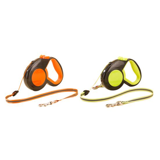 Выдвижной поводок для домашних животных, светоотражающий поводок для дрессировки собак, поводок для прогулок с нескользящей ручкой, поводок для тяги щенков для ночных прогулок