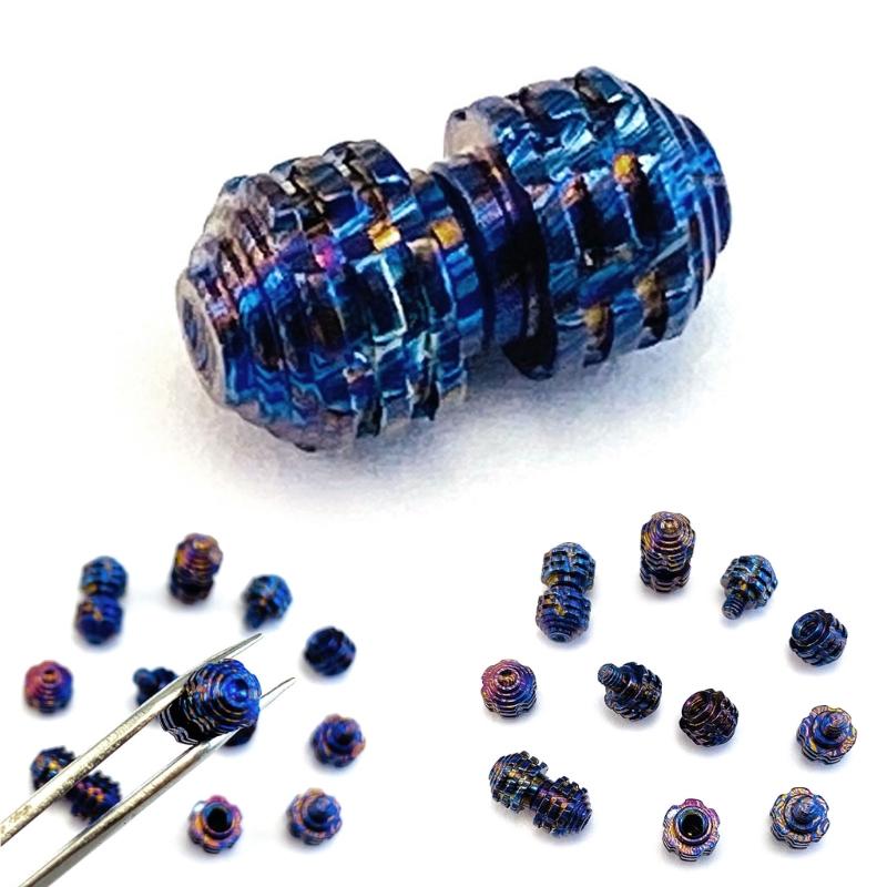 Прецизионно обработанные складные ножи с упорами для большого пальца, устойчивые к коррозии титановые дамасские штифты, совместимые с толщиной клинка 2,1-3 мм