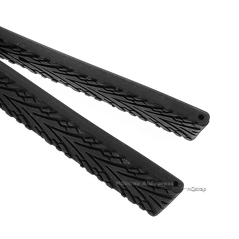 Waterproof Silicone Wristband for Rolex 14+9cm Extended Length Big Size Wrist Strap for Seiko 20/22mm Rubber Belt Watch Bracelet