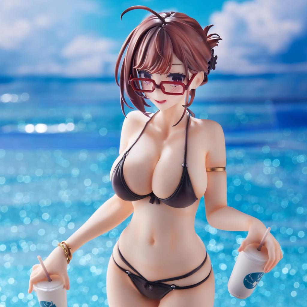92M Illustration "Myopic Sister Swimsuit Ver." Non-scale PVC & ABS Painted Finished Figure