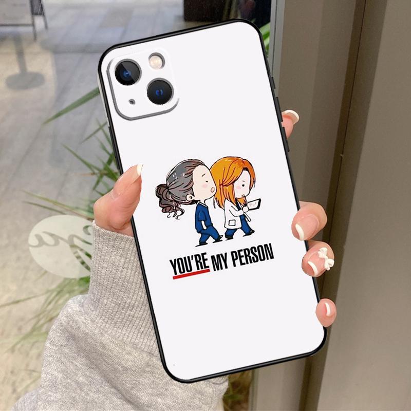 Анатомия Грейс Ты мой человек Чехол для iPhone 17 Air 16 15 14 13 11 12 Pro Max Plus 12 13 Mini 16e 17 Pro Max Задняя крышка