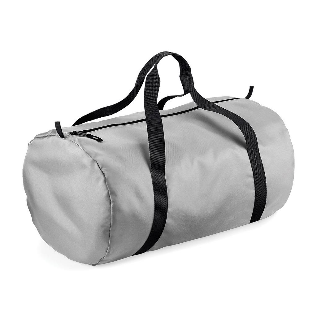 BagBase Packaway Barrel Bag / Duffle Water Resistant Travel Bag (32 Liters) (Pack of 2)