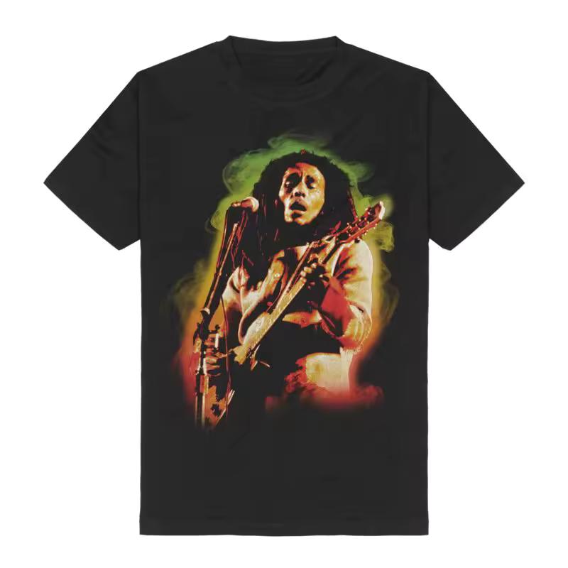 No Woman No Cry Bob Marley Band T-Shirt 100% Cotton Graphic Tee Men Women Summer Streetwear Top
