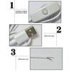Switching Power Cord Insulated High Temperature Resistant Plug Play LED Lamp USB Extension Switching Power Wire for Home