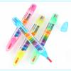 Творческий 20-цветный карандаш для рисования, цветной карандаш для рисования, многоцветная художественная ручка для письма для детей, детский граффити-карандаш, ручка для граффити