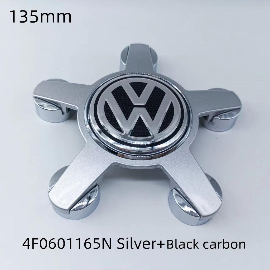 For VOLKSWAGEN 4pcs 135mm Volkswagen Golf Polo Car Wheel Center Caps 5Pins Rim Hub Cover Hubcap Logo Badge Emblem Accessories 4F CWX1 QQ94