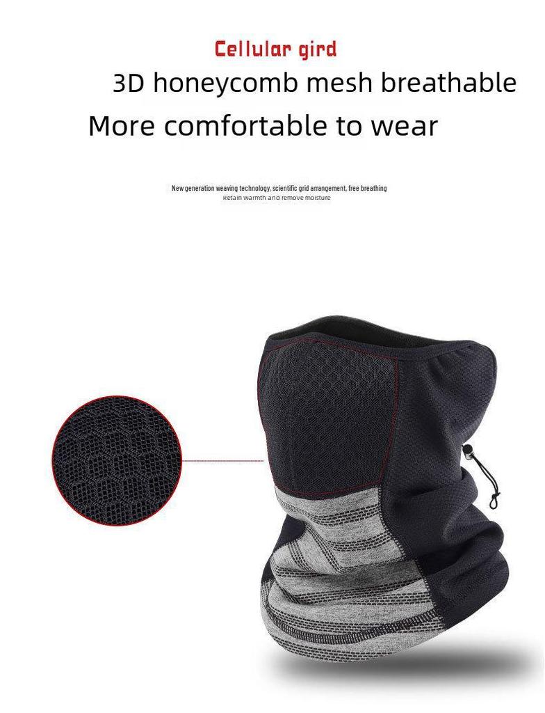 Зимний велосипедный платок Ruidong: Теплая лыжная маска и защита ушей