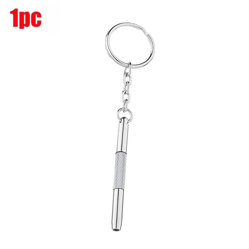 1/2/5 шт. Отвертка для очков, набор для ремонта часов с брелоком, портативные ручные инструменты, прецизионные отвертки