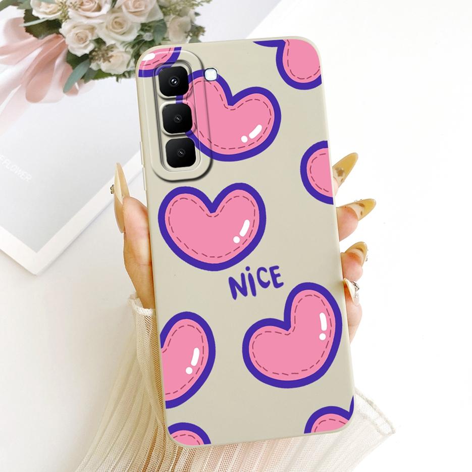 Чехол для Infinix Hot 70 5G X6895 X6895B Красивая Девушка Подсолнухи Рисованный Чехол Мягкий ТПУ Чехол для Телефона Для Infinix Hot 70 Hot70 Fundas