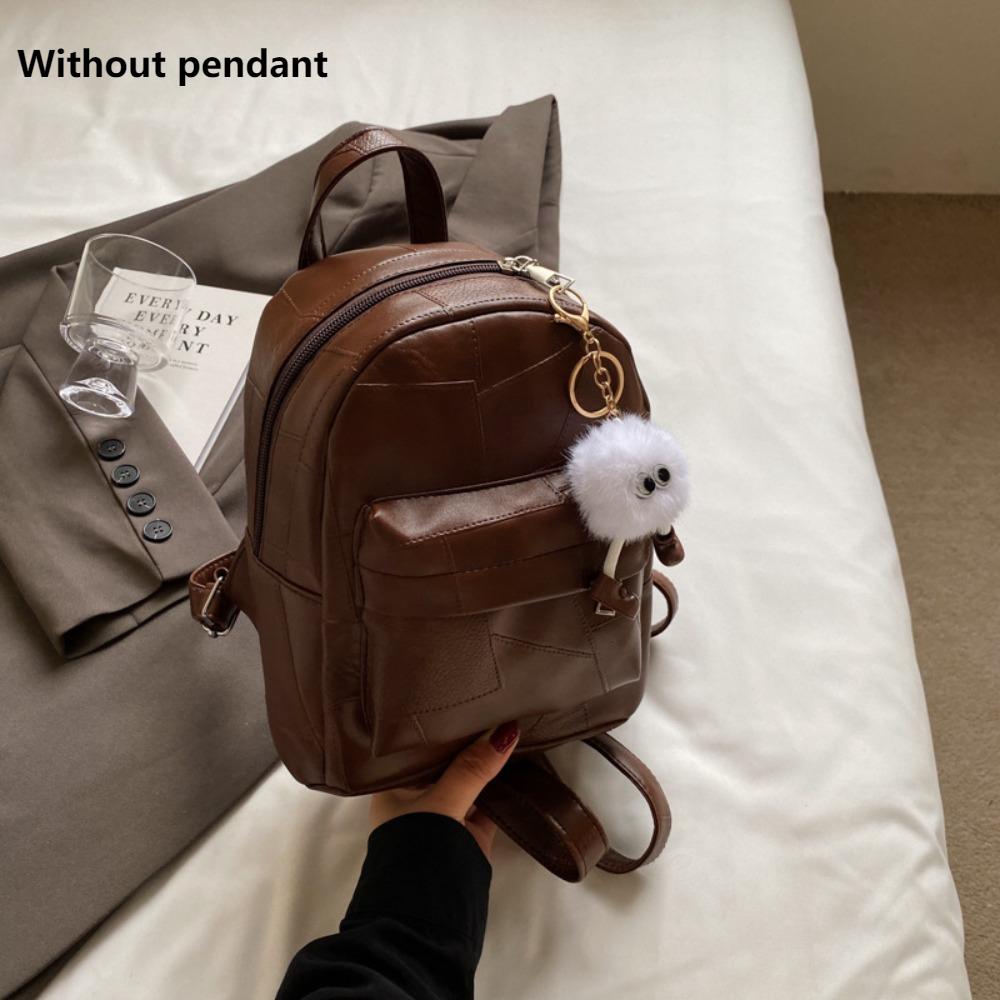 Модные мини-рюкзаки большой вместимости из ПУ кожи, водонепроницаемая дорожная сумка, однотонный студенческий рюкзак для женщин