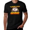Tummy Ache Survivor Meme T-Shirt T Shirts for Man Pack White T Shirts with Prints T-Shirt