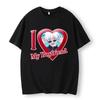 Summer Men's Cotton T-Shirt I Love My Boyfriend Satoru Gojo T-Shirt Cartoon Graphic T-Shirt Extra Large Street Top#Color(1)