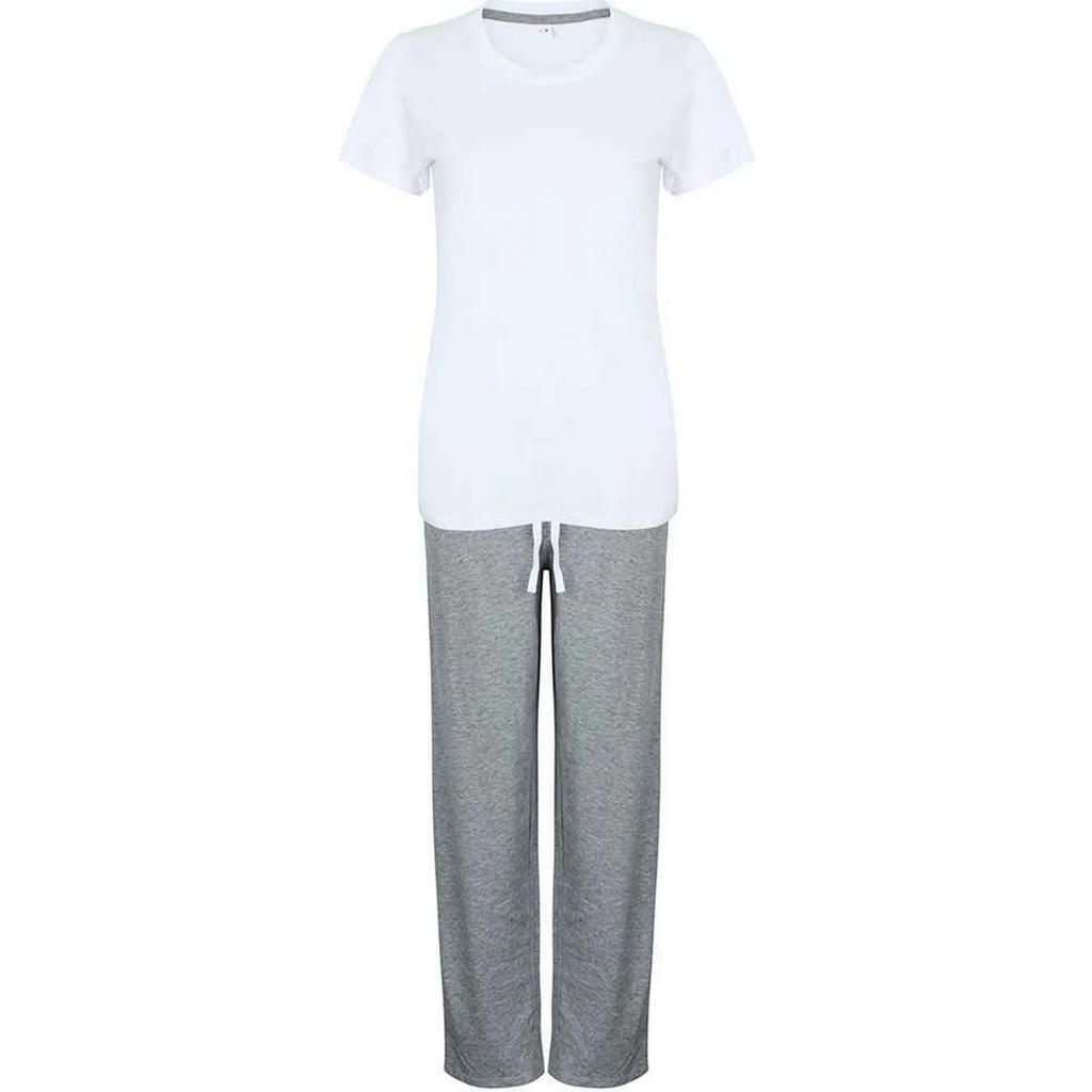Towel City Womens/Ladies Heather Long Pyjama Set