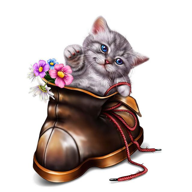 J540 # супер милая наклейка с изображением кота и животного на автомобиль, виниловая наклейка, водонепроницаемые декоративные наклейки для автомобиля