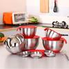 Stainless Steel Mixing Bowl Lid Grater Cake Salad Food Container Kitchen Tool