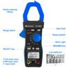 HoldPeak HP-580P Трехфазный токоизмерительный клещи 9999 дисплей тестер мощности измеритель пускового тока, истинное среднеквадратичное значение, ACV, ACA, кВт, кВА, для HVAC