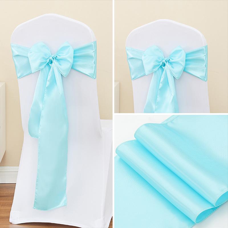 Шелковая лента, бабочка, украшения на спинку стула для мероприятий, свадеб, вечеринок, чехлы для стульев с акцентом в виде бабочки