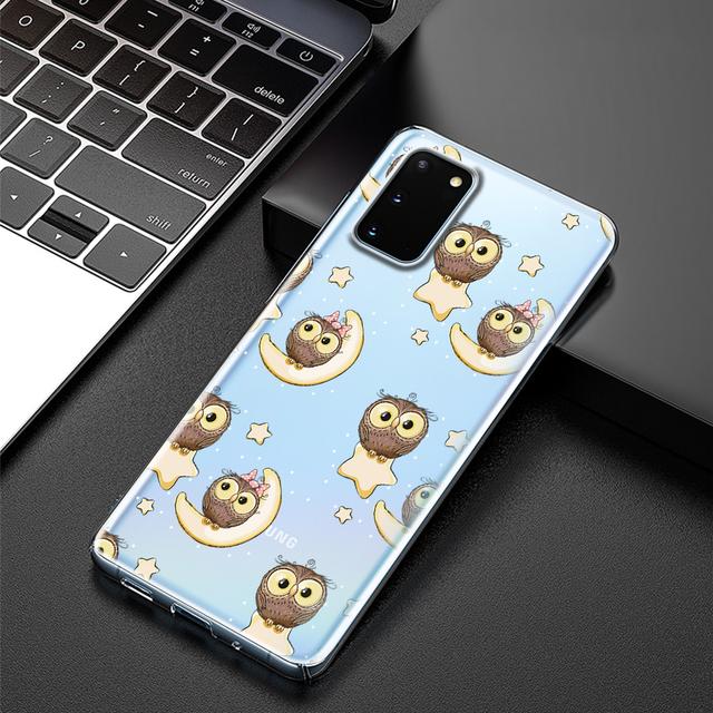 Cartoon Cute Owl Phone Case On For Samsung Galaxy A32 A52 A72 A 52 72 A22 A13 A33 4g 5g A52s A53 A50 A51 A70 A03 Silicone Cover