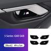 NTSM5 Motorcycle sticker /Car Inner Door Bowl Stainless Steel Protection Cover Stickers For BMW M E90 E60 F30 F10 E39 E36 F20 G30 G20