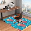 1PC Custom Name Popcorn Party Night Theme Floor Mat Ideal for Living Room, Game Rooms, Office, Bedroom Floor Mat Playful Design