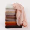 High-Quality Cotton Linen Gauze Scarf: Breathable, Encrypted Sunscreen, Four-Circle Fringe Shawl, Women's Malay Head Scarf