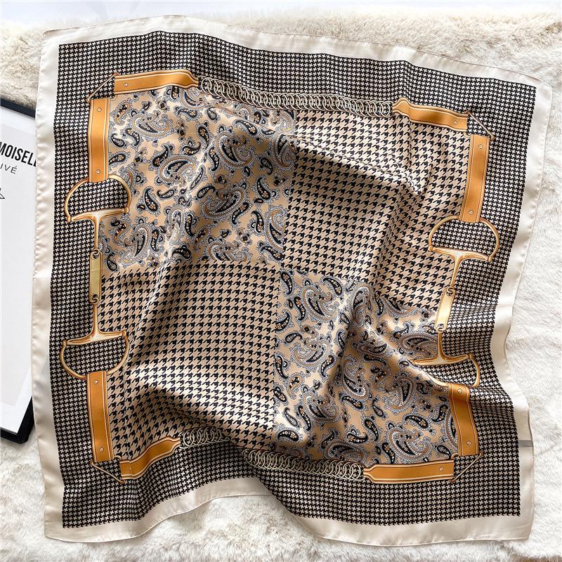 70 * 70 см новый шелковый маленький квадратный шарф для защиты шеи женщин профессиональный шарф универсальный шарф для волос шарф