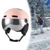 Snowboard Helmet with Ski Goggles Skateboard Accessories Breathable Lens Type Lightweight