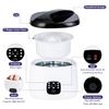 Electric Nail Polish Soaking Bowl Steam 5-Finger Inner Liner Nail Polish Removal Machine Steamer Heating UV Gel Remover Soak