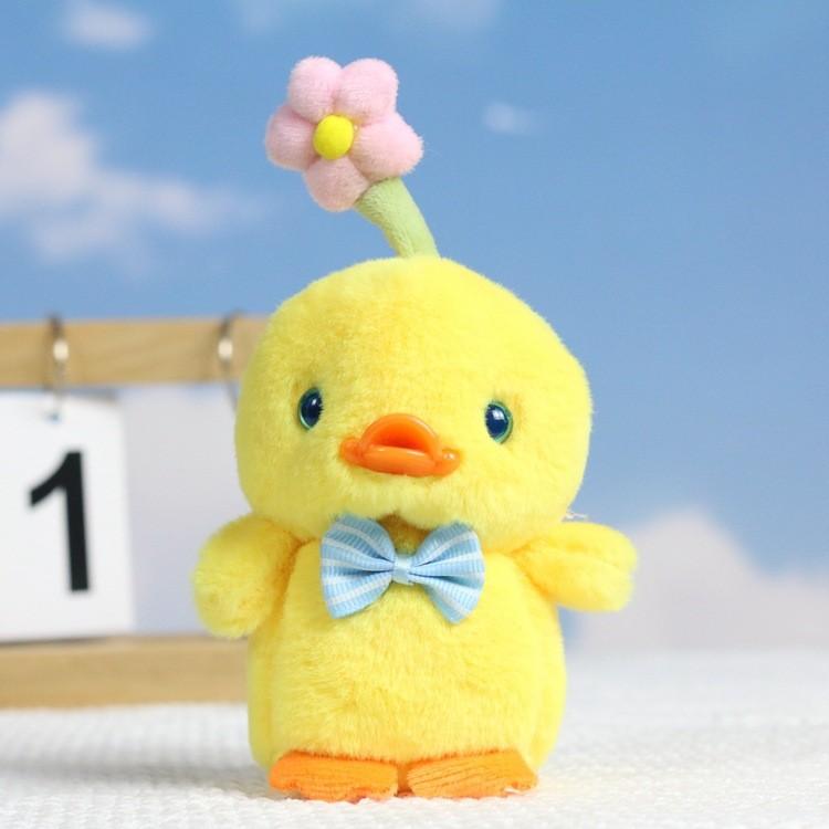 Adorable Plush Duck Keychain Cute Chick Hanging Doll Soft Toy For Bags And Accessories