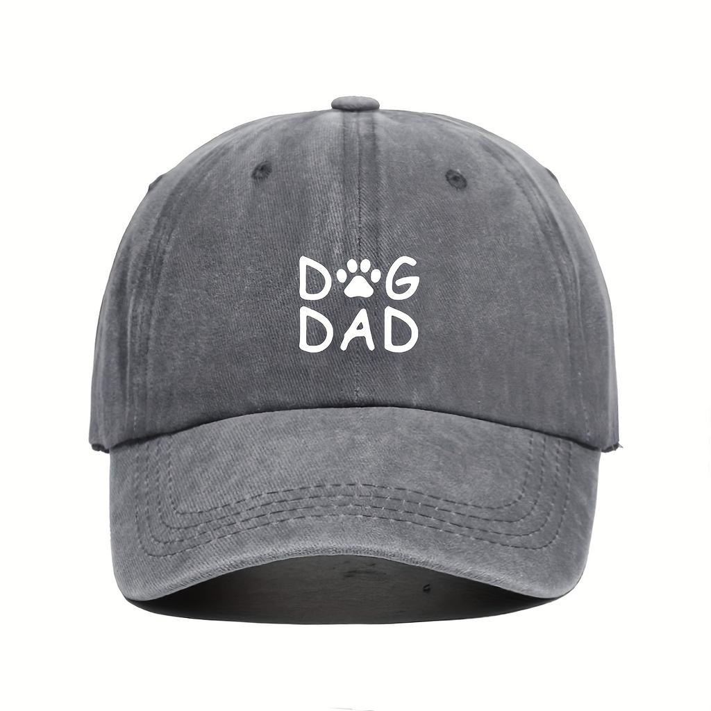 pc Dad Paw Print Baseball Cap Adjustable Comfortable Breathable Suitable For Daily Wear Outdoor Leisure Theme Parties