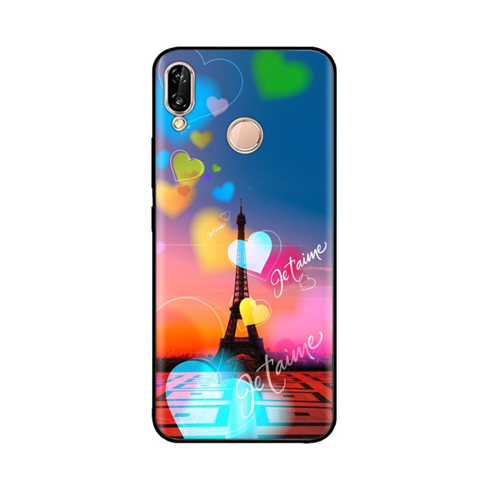 Чехол для Huawei P20 Pro Lite Мягкий Силиконовый Задняя крышка с бабочкой Для Huawei P20Lite P20Pro Чехол Ударопрочный Бампер Fundas Оболочка