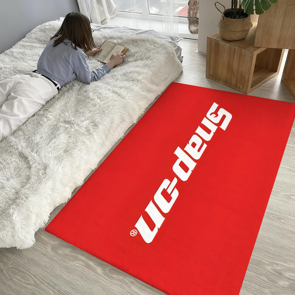Snap-ons Premium Tool Floor Mat Soft Thickened Absorbent Non-Slip Bedroom Living Room Door Mat Home Decor Flannel Rugs