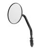 Motorcycle Mirror Stem Round Type Left Side Universal 83mm Black Diameter HD-07193